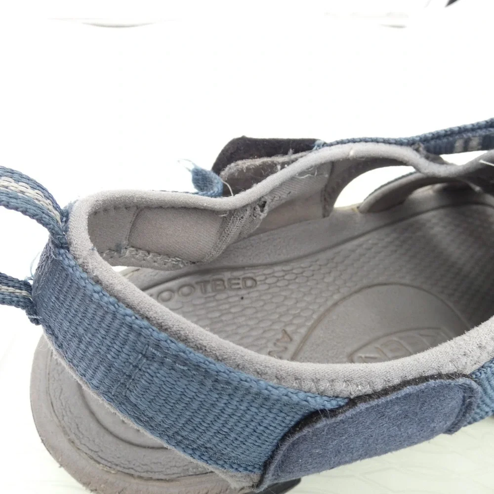 Keen Newport H2 Mens US 13 Hiking Sandals Blue Black Slingback Slip On Shoes